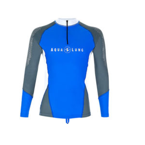 Aqualung Blue tropic Rash Guard For Men